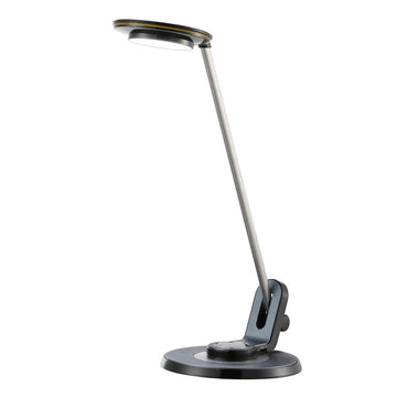 Dixon 18.5" Aluminum Contemporary Minimalist Adjustable Dimmable USB Charging LED Task Lamp - JONATHAN Y
